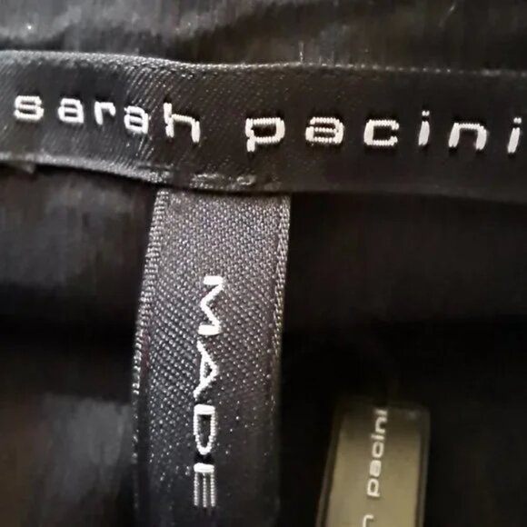 SARAH PACINI LINEN skirt Sz 3 or LARGE or 32 waist MADE IN ITALY formal * NWT* - Picture 8 of 10